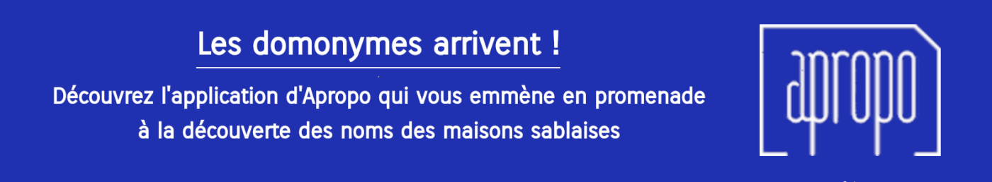Apropo a réalisé une application pour découvrir les domonymes sablais.