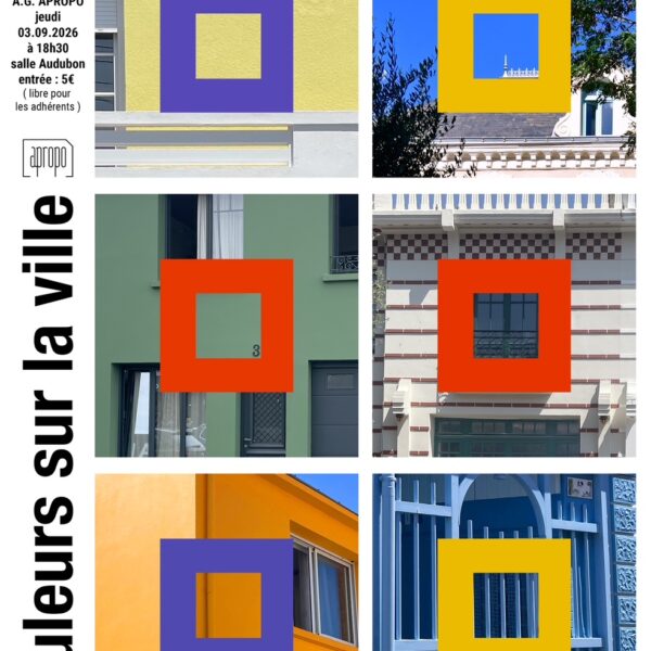 AG de l&rsquo;association et conférence toute en couleurs ce 3 septembre