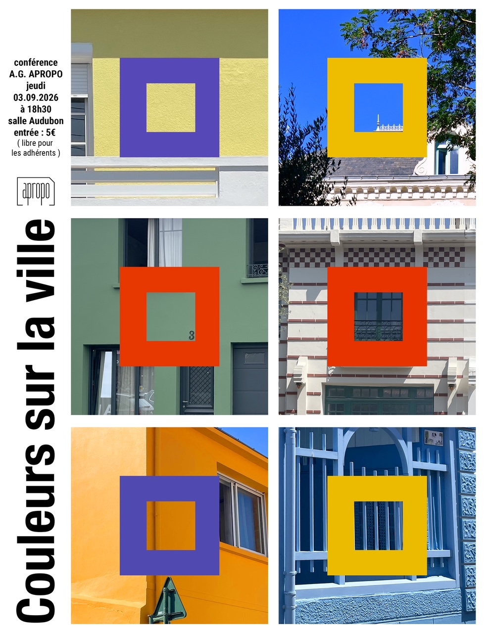 AG de l&rsquo;association et conférence toute en couleurs ce 3 septembre